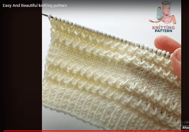 Kolay bir örgü deseni yapılışı