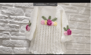 Read more about the article Çiçekli bebek elbise yapılışı