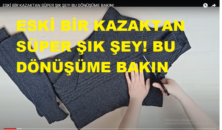 ESKİ BİR KAZAKTAN SÜPER ŞIK ŞEY! BU DÖNÜŞÜME BAKIN