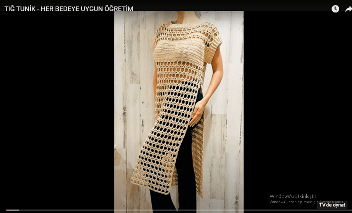 YENİ SEZON TIĞ İŞİ TUNİK YAPILIŞI