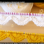 Yeni sezon örgü kenar modeli yapılışı