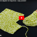 Tek parça örerek patik yapılışı