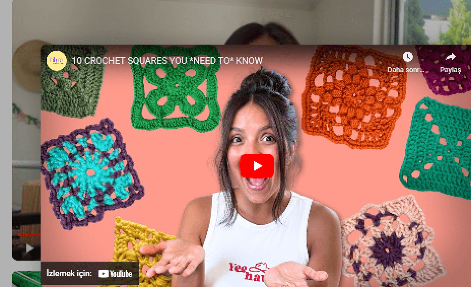 Bir çok kare motif modeli burada