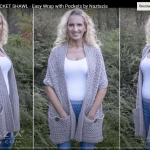 Cepli şal hırka yapılışı