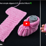 Kolay bebek patik yapılışı