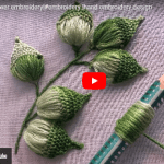 Kalemle çiçek yapılışı