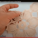 Harika tığ işi çiçek motif yapımı