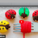 Çatalla uğurböceği yapılışı