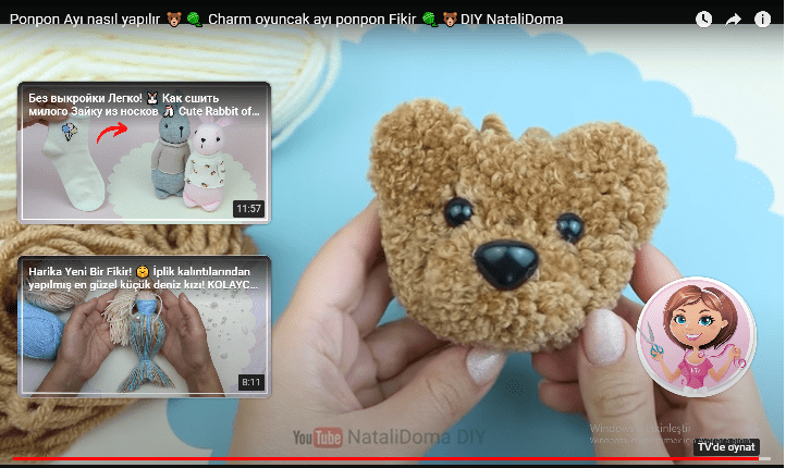 Ponpon ayı nasıl yapılır