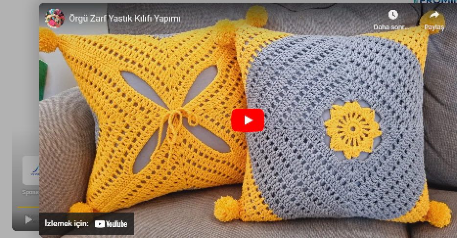 Zarf yastık kılıfı nasıl yapılır