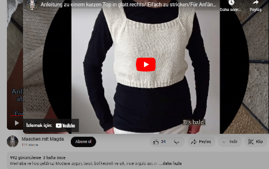 Lastikli kare yaka yapılışı