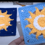 Güneş ay figürlü motif yapılışı