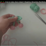 Tığ işi kiraz yapılışı