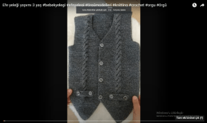 Read more about the article Çocuk efe yelek yapılışı