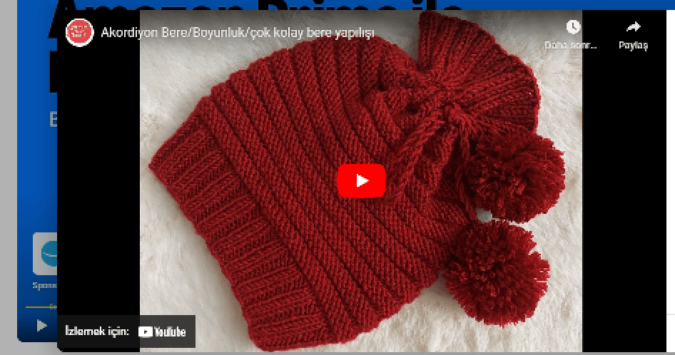 Akordiyon bere yapılışı