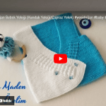 Çapraz bebek yelek yapılışı