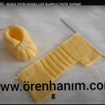 Kolay bebek karpuz patik yapılışı