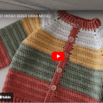 Bebekler için tığ işi hırka anlatımı