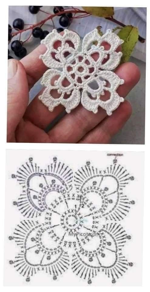 Harika motifler şemaları ile birlikte