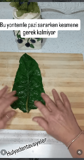 Bu yöntemle pazı sararken kesmene gerek kalmıyor