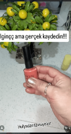 Oje dökülürse anında yok eden yöntem