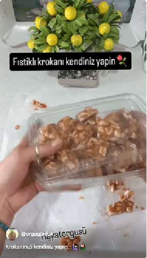 Fıstıklı krokanı kendiniz yapın