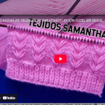 Örgü kazaklar yelekler için güzel bir desen