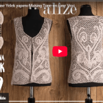 Tığ işi şık yelek yapılışı