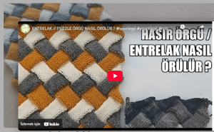 Hasır örgü nasıl yapılır