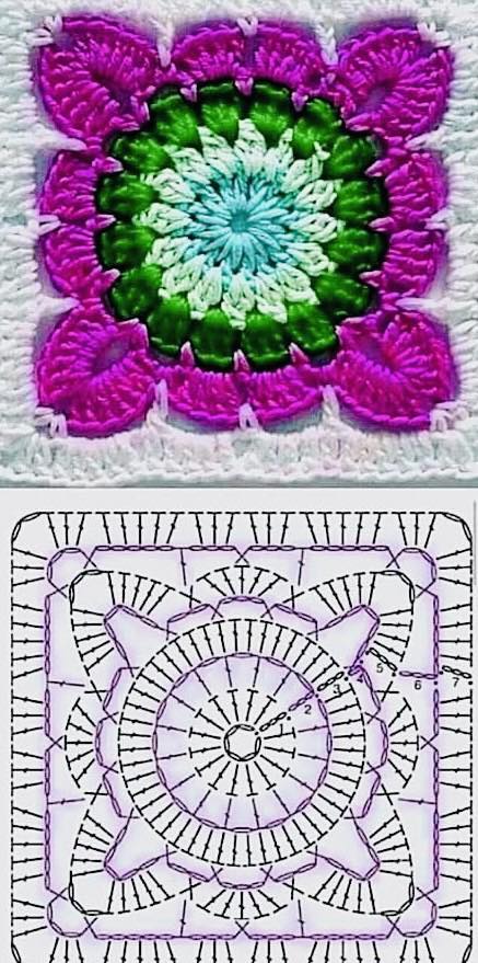 Bir çok tığ işi motif modeli