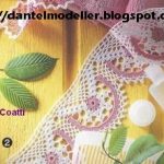 Dantel kenar modeli ve şeması