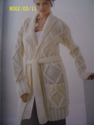 Anlatımlı şal yaka hırka