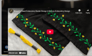 Sleeves Embroidery Design