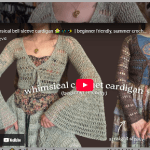 Çan kollu tığ işi hırka yapılışı