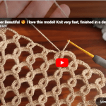 Yeni sezon tığ işi model yapılışı