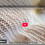 Mısır tanesi örgü deseni yapılışı