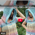 Easy Crochet Mesh Hoodie Top Tutorial