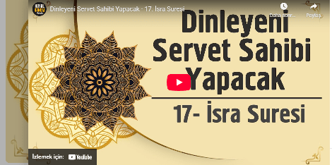 Dinleyeni servet sahibi yapacak dua
