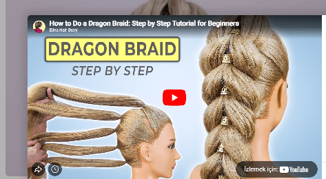 Ejderha saç örgüsü nasıl yapılır