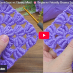 Burgulu kare motif yapılışı