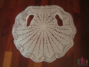 Tığ işi bolero ve şeması