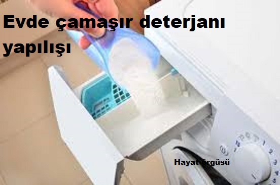 Evde çamaşır deterjanı nasıl yapılır