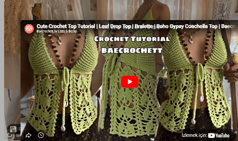 Yazlık tığ işi bluz yapılışı