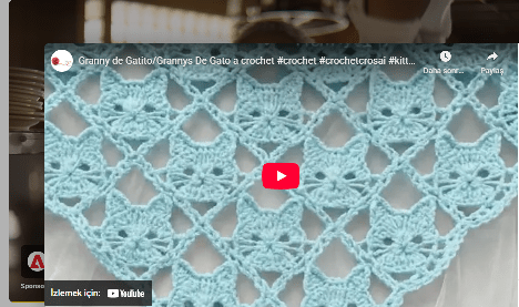 Granny de Gatito/Grannys De Gato a crochet