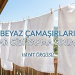 Beyaz çamaşırları kar gibi yapma yöntemleri"