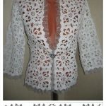 Motifli hırka modeli