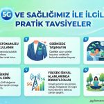 5G teknolojisi ve sağlık için pratik korunma yöntemleri infografiği - Hayat Örgüsü