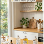 Zeytinyağı ve sirke kullanarak doğal yöntemle ahşap mobilya parlatma