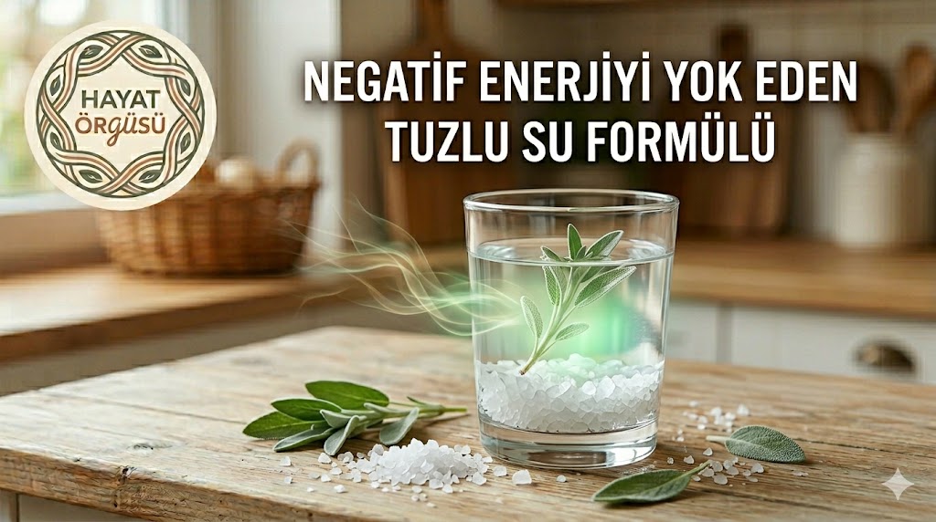 Doğal kaya tuzu ve suyun arındırıcı gücüyle evinizdeki negatif enerjiden kurtulun