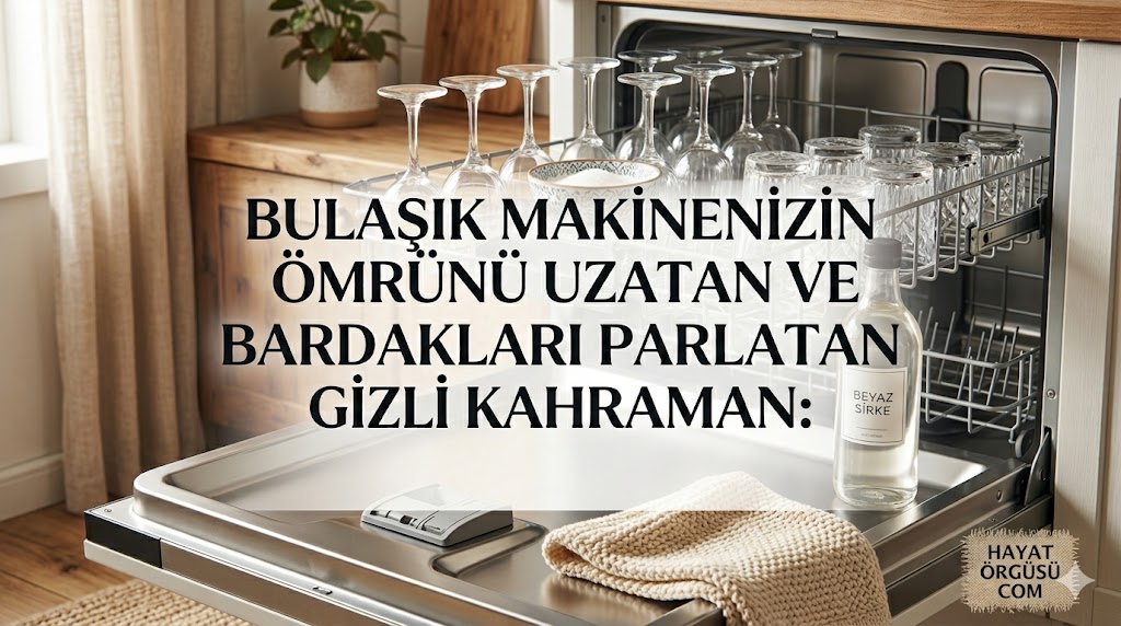 Bulaşık makinesinde bardak parlatma beyaz sirke - Hayat Örgüsü